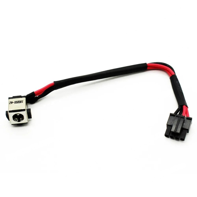 0DW323 – Cable Flex DC Jack Dell 4 broches 16cm | Garantie 3 ans